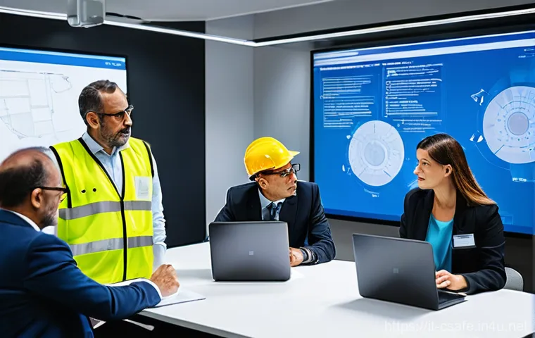 건설안전기사와 관련된 네트워크 만들기 - **Modern Italian Construction Site with Advanced Safety Technology:**
    "A vibrant, active constru...