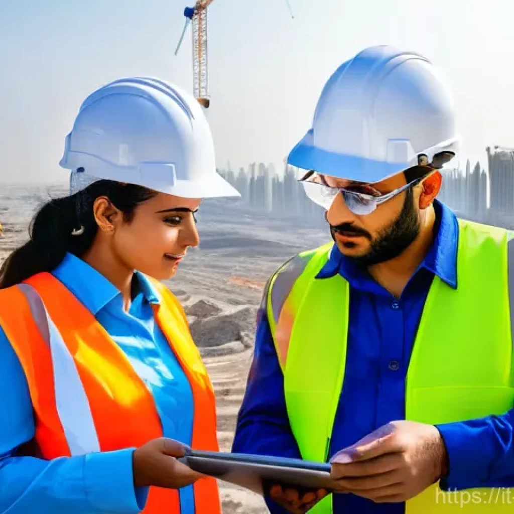 건설안전기사로 시작하는 해외 취업 - **Prompt 1: Middle Eastern Megaproject Safety Inspection**
"A highly detailed, realistic image o...