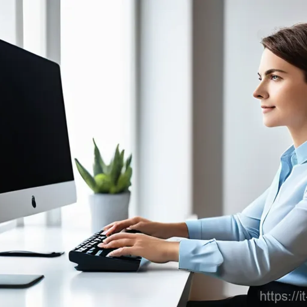 건설안전 실무자를 위한 필독 서적 - **Prompt Title: Modern Ergonomic Workspace in Milan**
    "A bright, contemporary office environment...