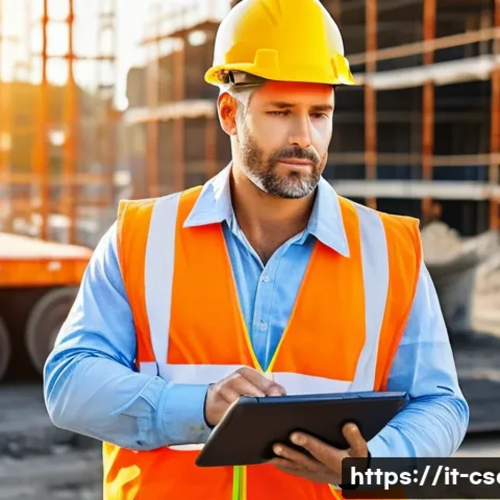 건설안전 전문가 이직 성공 사례 - **Image Prompt 1: The Diligent Construction Safety Coordinator**
    "A professional man in his late...