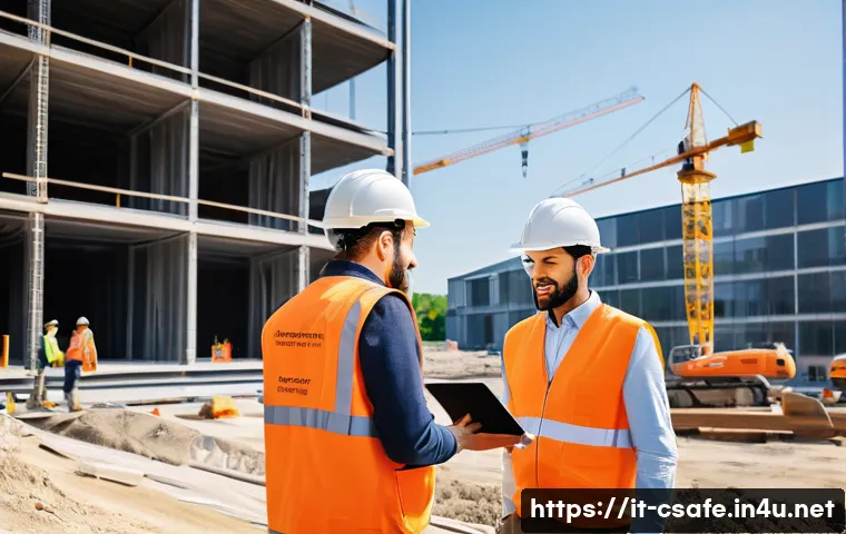 건설안전기사와 관련된 정부 지원 정책 - **Prompt 1: Patente a Crediti and Modern Construction Safety**
    A diverse group of professional I...